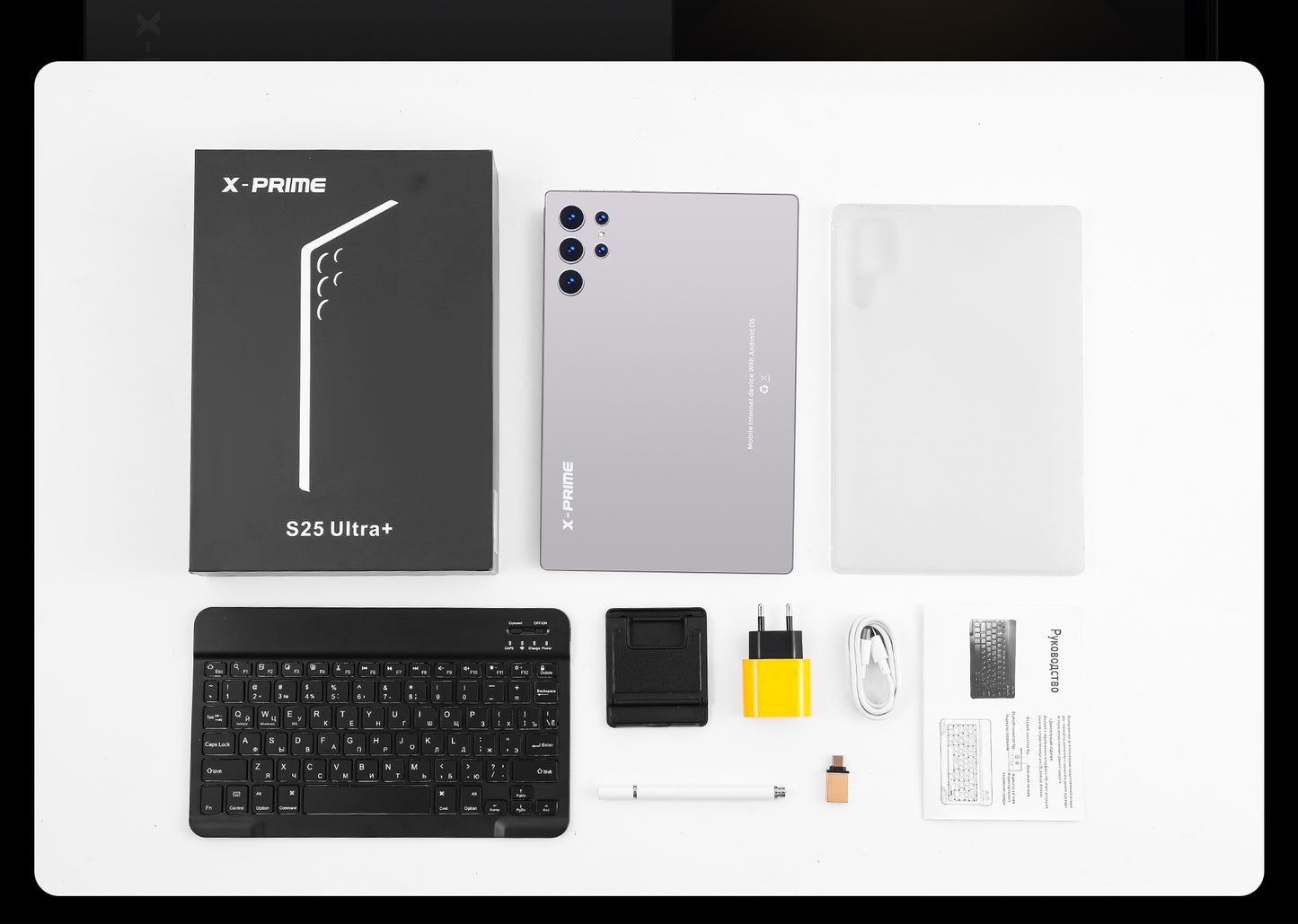 X-PRIME S25 | 10.1'' Display | 16GB RAM | 6800 mAh Battery | 12MP Camera | Tablet PC